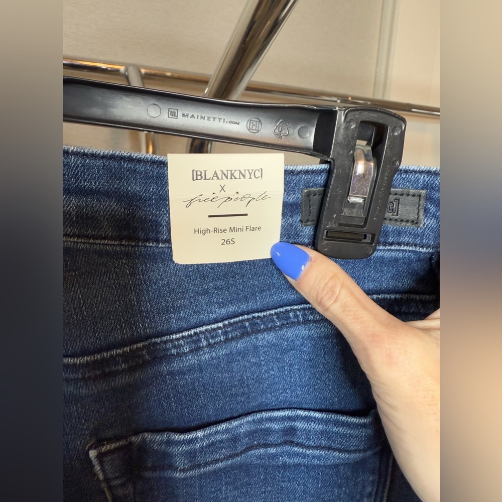 NWT Blank NYC x Free People Flare Jeans - Picture 3 of 5